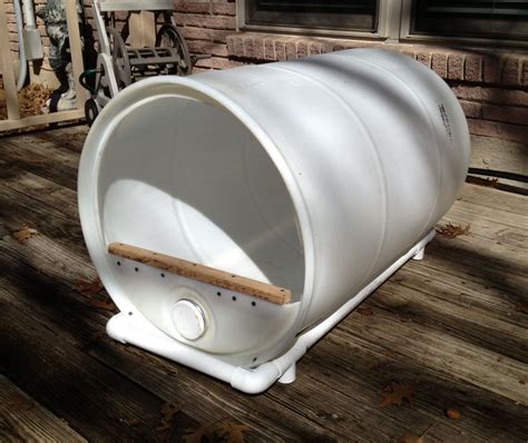 50 gallon metal drum dog house|homemade barrel dog house plans.